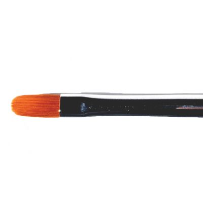 Pennello 455-OVAL per gel a punta ovale con manico richiudibile