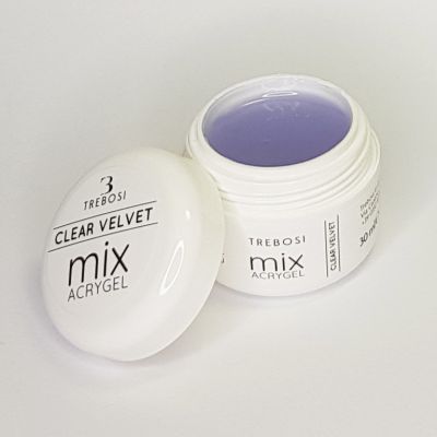 Acrygel Clear Velvet trasparente effetto velluto - 30 ml